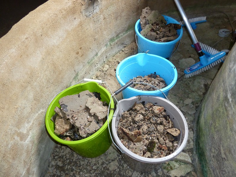 Nettoyage du chateu d'eau - 2014